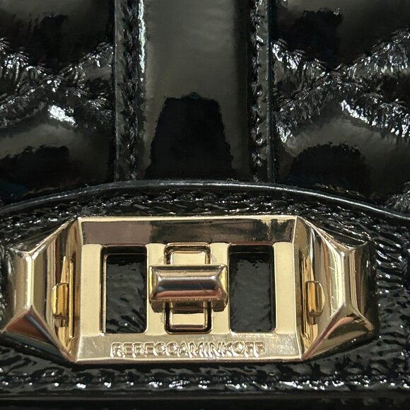 Rebecca Minkoff Love Quilted leather Black Leather Crossbody - Picture 5 of 8